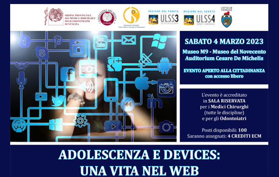 Clicca per accedere all'articolo Adolescenti e web: sabato all'M9 il convegno dell'Ordine, aperto a tutti